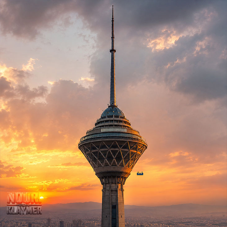 نصب کلایمر روی برج میلاد